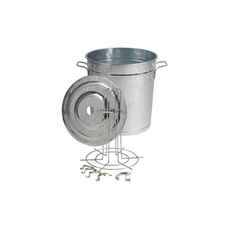 Bouilleur à Conserves 11 Bocaux 37L en Acier Galvanisé - Stérilisateur Robuste