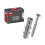 Cheville à Expansion TOX Barracuda 6/30 - Fixation Sûre pour Béton et Pierre, 25 pcs