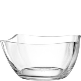 Bol de Service PIAZZA en Verre Transparent - Design Moderne et Pratique