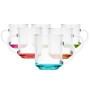 Lot de 6 tasses en verre colorées 250 ml - Glasmark KROSNO