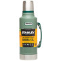 Bouteille Isotherme Stanley Classic 1.9L - Maintien Température 32h - Inox Hammertone Green