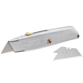 Couteau Rétractable Stanley 2-10-099 avec Lames de Remplacement