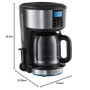Cafetière Russell Hobbs Buckingham 10 Tasses avec Programmation et Technologie WhirlTech