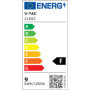 ZONE LED Lot de 10 Tubes LED 60 cm - Lumière Blanche 6400 K