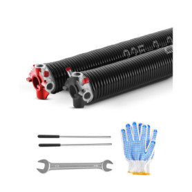 Ressorts de Torsion VEVOR pour Porte de Garage - Paire Durable avec Accessoires