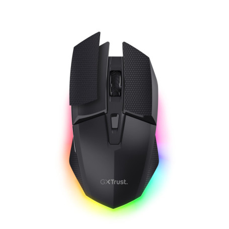 Souris Gamer Sans Fil Trust Gaming Felox+ - 12000 DPI, Éclairage LED Multicolore
