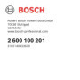 Bague de Réduction PRO Bosch pour Lame de Scie Circulaire Ø 25 mm