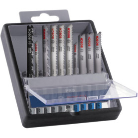 Coffret de 10 Lames de Scie Sauteuse Bosch PRO pour Bois et Métal