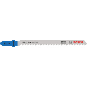Lames de Scie Sauteuse Bosch PRO Alu Curve T227D - 100 pièces pour Aluminium