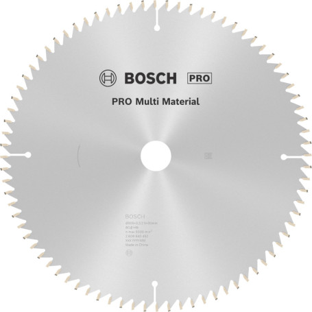 Lame de Scie Circulaire PRO Multi Matériaux Bosch pour Scies à Onglets