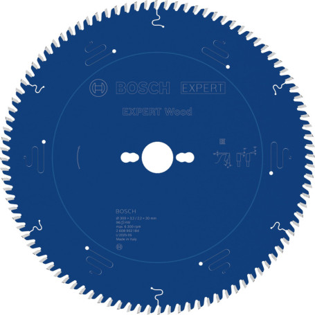 Lame de Scie Circulaire Bosch EXPERT Wood 300mm pour Bois Stationnaire