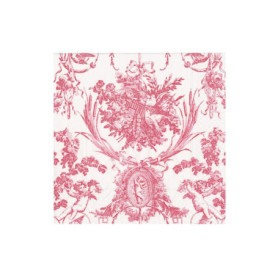 Serviettes Cocktail Roses Élégantes - 20 Unités Caspari