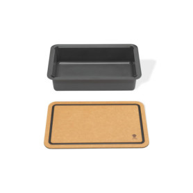 Set Bac Alimentaire et Planche à Découper Weber Works