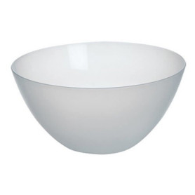 Saladier Excelsa Rainbow Blanc Transparent 27 cm