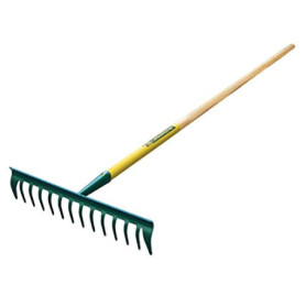 Râteau Duopro 14 Dents Courbes Leborgne - Outil de Jardinage Robuste