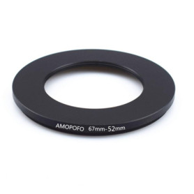Bague d'adaptation 67 mm à 52 mm pour filtres d'appareil photo