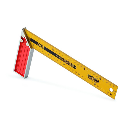 Équerre graduée en aluminium AUSONIA 30 cm - Précision professionnelle