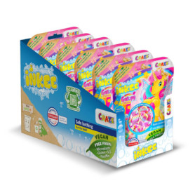 INKEE Galupy Unicorn - Lot de 6 Sels de Bain Colorés pour Enfants 100g