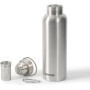 Gourde Isotherme en Acier Inoxydable 0,75 L avec Infuseur à Thé - Wenco