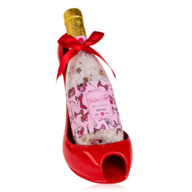 Set de Douche Élégant pour Femmes avec Sels de Bain et Pompe en Céramique