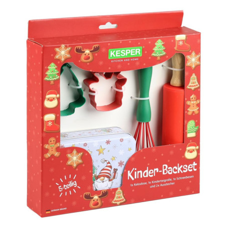 Kit de Pâtisserie KESPER pour Enfants - 5 Pièces Festif