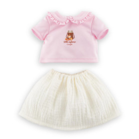 Ensemble T-Shirt et Jupe Petit Explorateur pour Poupon Corolle 30 cm