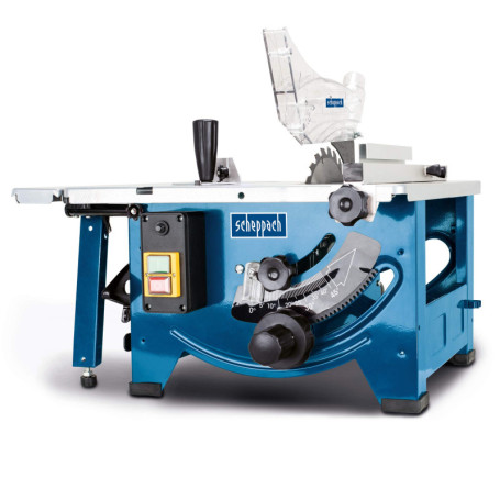 Scie Circulaire Sur Table Scheppach HS80 - 1200W, Lame Ø210mm, Compacte et Ergonomique