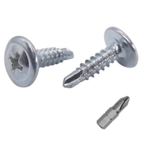 Lot de 700 vis cruciformes en acier zingué 4,2 x 16 mm - Marcopol