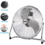 Ventilateur de sol Senelux avec 3 vitesses et inclinaison - Idéal pour gymnase et bureau