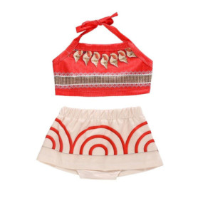Tankini Maillot de Bain Princesse 2 Pièces pour Bébé Fille