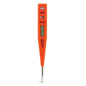 Testeur de Tension Électronique LCD 12-250V - Outil Précis pour Électriciens