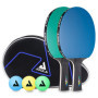 Set de Tennis de Table JOOLA Colorato - Raquettes et Balles Multicolores