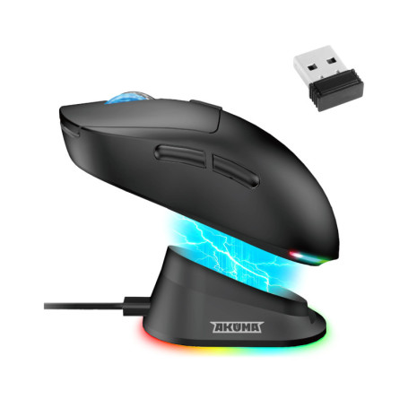Souris Gaming Sans Fil AKUMA Otaku M06 WL - Précision 7200 DPI et RGB Personnalisable