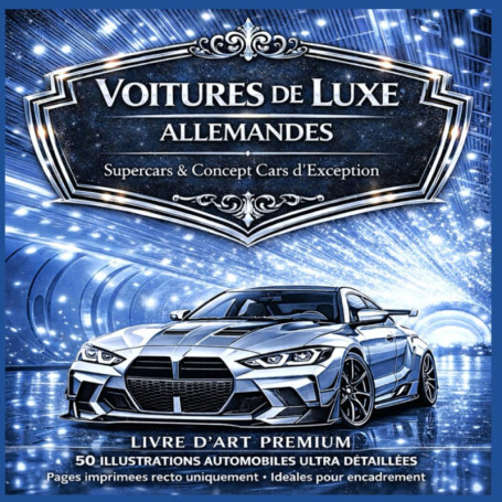 Voitures de Luxe Allemandes : Supercars et Concept Cars d'Exception - Livre d'Art Premium
