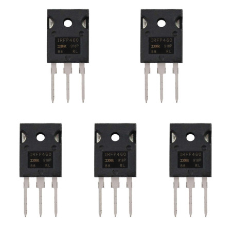 Transistors MOSFET BOJACK IRFP460 N-Canal - Paquet de 5 pièces