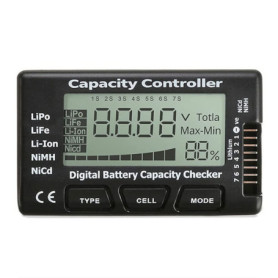 Fasizi CellMeter-7 : Testeur Numérique de Capacité de Batterie pour LiPo, Li-ion et NiMH