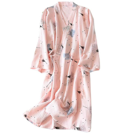 Robe Kimono Multicolore pour Femme - Taille L