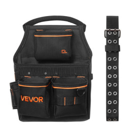 Ceinture Porte-Outils VEVOR avec 14 Poches Ajustable pour Bricolage