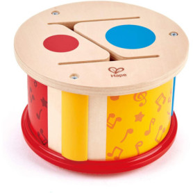 Tambour Double-Face Hape en Bois pour Enfants - Instrument Musical Éveil