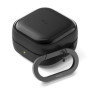 Coque EDC Elago pour Samsung Galaxy Buds 4 Pro et 4 avec Mousqueton - Housse en TPU Noir