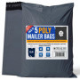 Lot de 5 grands sacs postaux gris G4GADGET - Sacs d'emballage auto-adhésifs durables