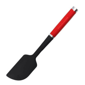 Spatule en Silicone et Inox KitchenAid - Résistante à la Chaleur, Rouge Cerise