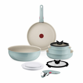 Batterie de Cuisine Tefal Ingenio Serenity 11 Pièces avec Revêtement Antiadhésif