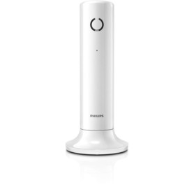 Philips M4501W/01 Téléphone Fixe Sans Fil DECT - Écran 1,6 Pouce, Autonomie 16h