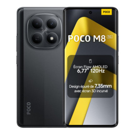 Xiaomi POCO M8 - Smartphone 8 Go RAM, 256 Go Stockage, Écran AMOLED 120Hz