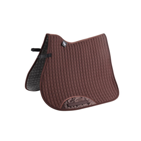 Tapis de Selle de Saut Merauno en Coton Respirant - Marron, Confort Optimal pour Chevaux