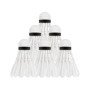 Volants de Badminton en Plume d'Oie - Pack de 6 par Rebel Electro