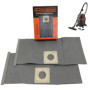 Sacs Filtrants Lavables BLACK+DECKER pour Aspirateurs 20L
