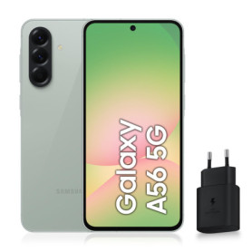 Samsung Galaxy A56 5G - Smartphone Android 128 Go Vert Sauge avec Chargeur Rapide