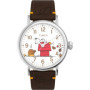 Montre Analogique Timex Peanuts Snoopy - Cadran Blanc et Aiguilles Lumineuses